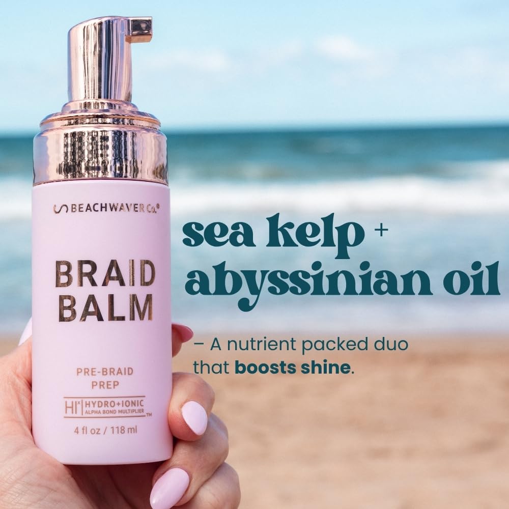 The Beachwaver Co works for all hair types braid prep