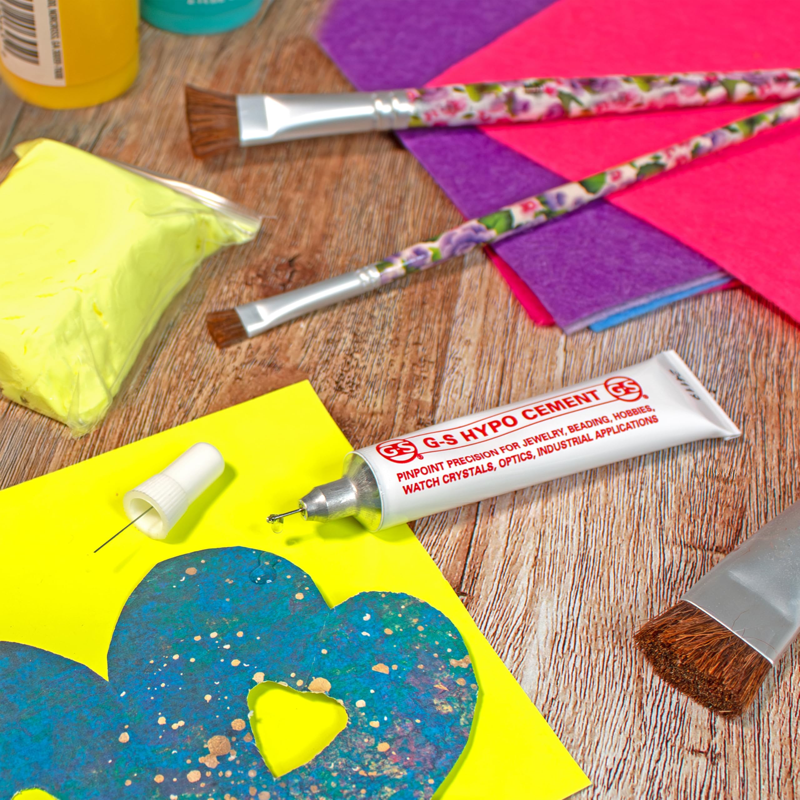 The Beadsmith Clear Precision Cement delivers crystal-clear finish for seamless repairs.