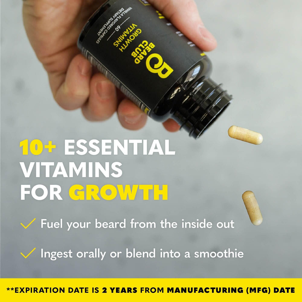 The Beard Club beard shampoo cleansing, moisturizing, and softening the beard