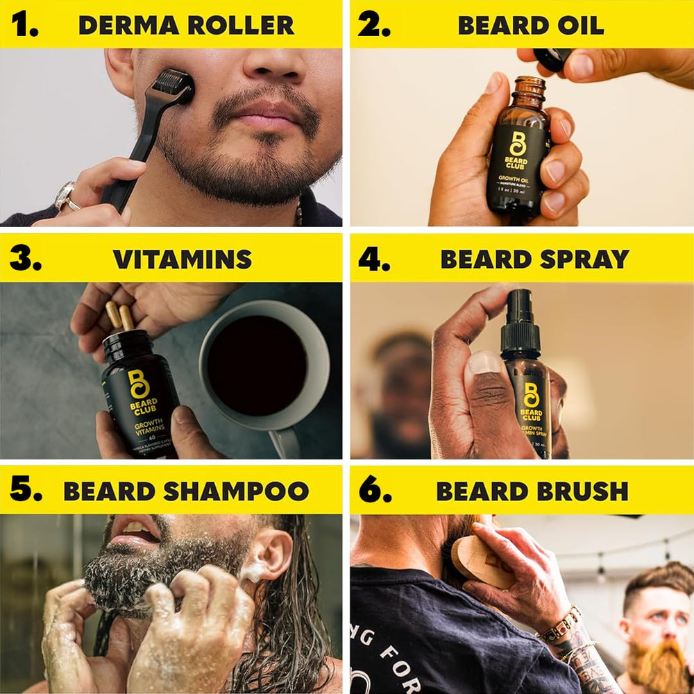 The Beard Club growth oil delivering nourishment to strengthen the beard