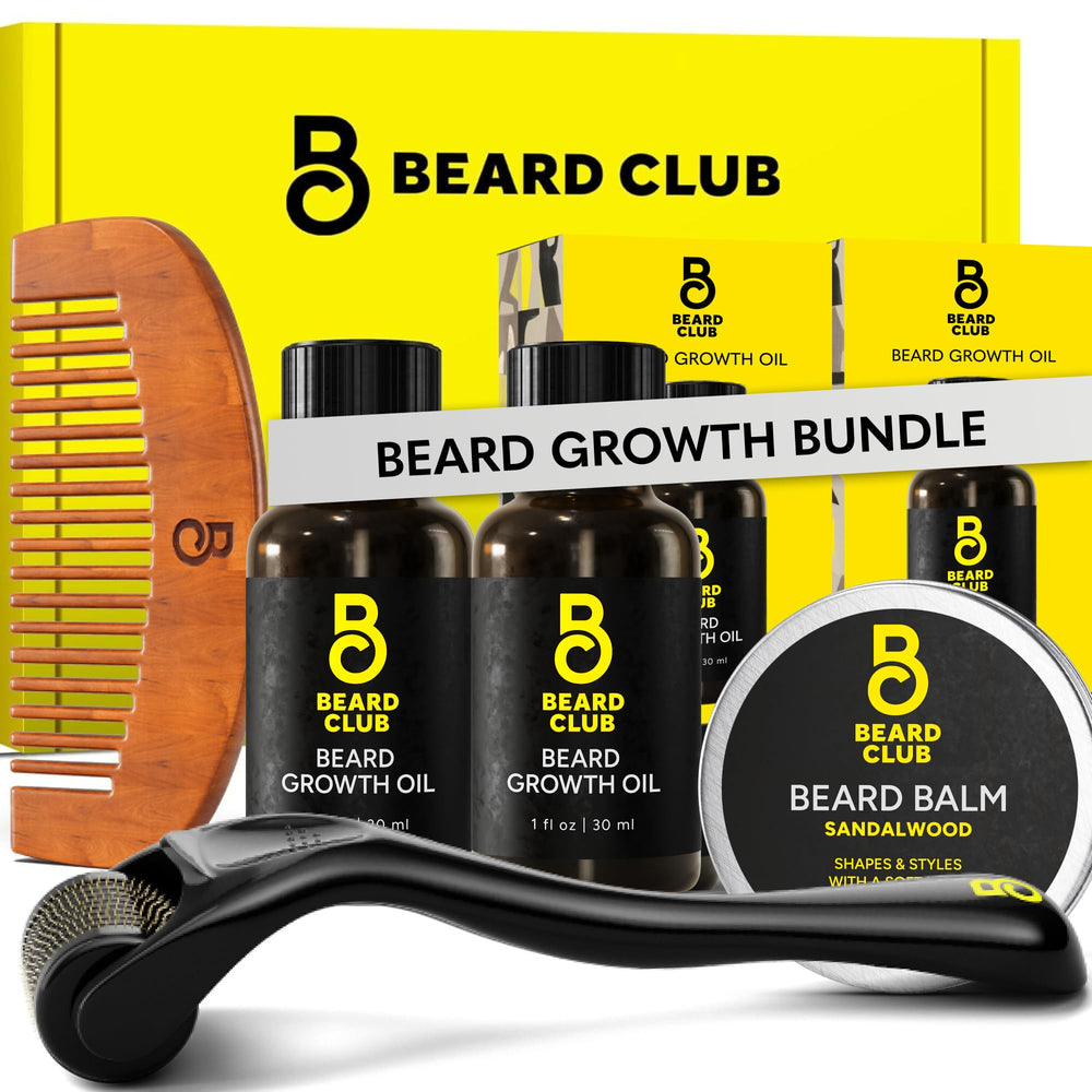 The Beard Club derma roller for precise grooming and skin refreshment