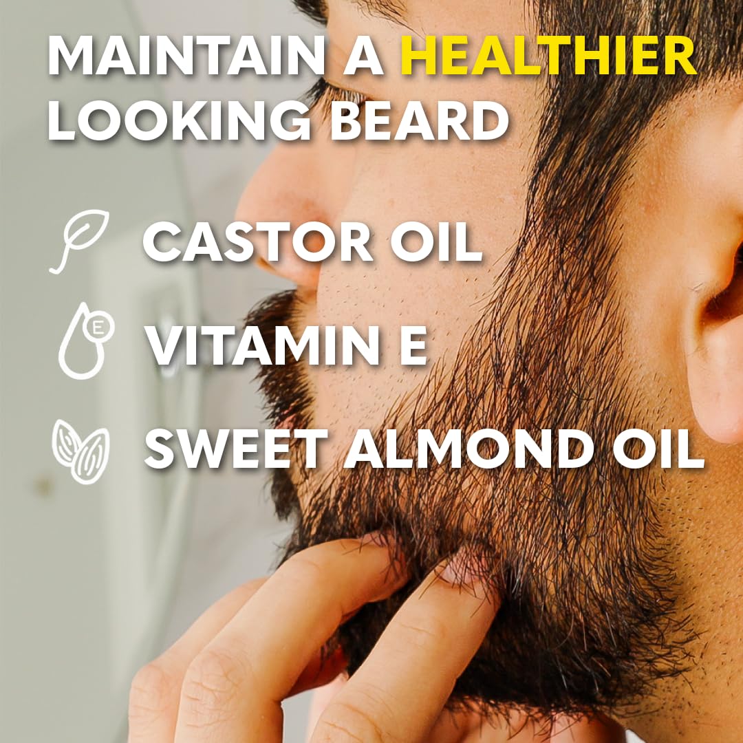 The Beard Club Sandalwood balm jar provides nourished, non-greasy hold.