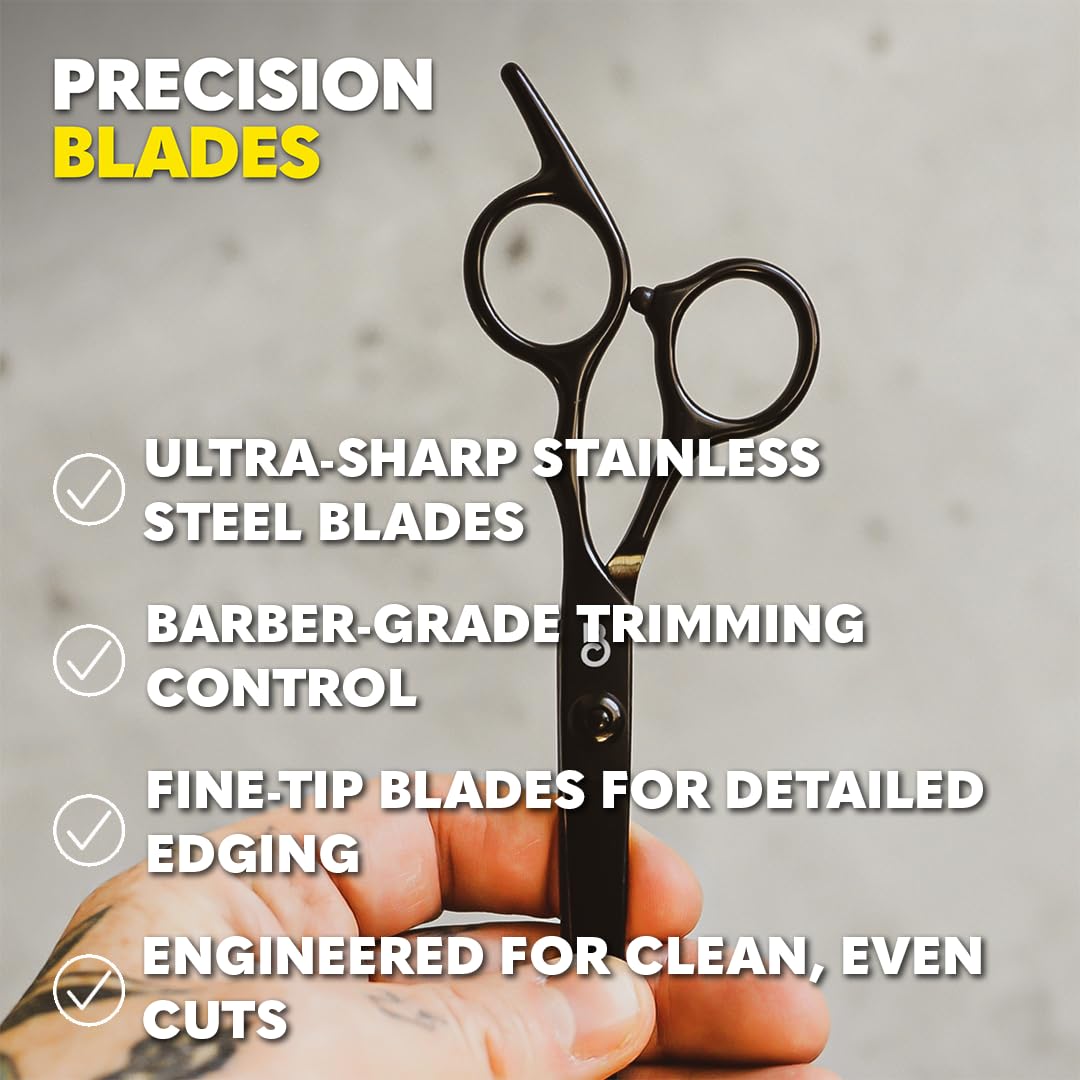 The Beard Club straight razor blade for precise at-home shaping.