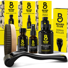 The Beard Club Derma Roller for precise facial hair stimulation