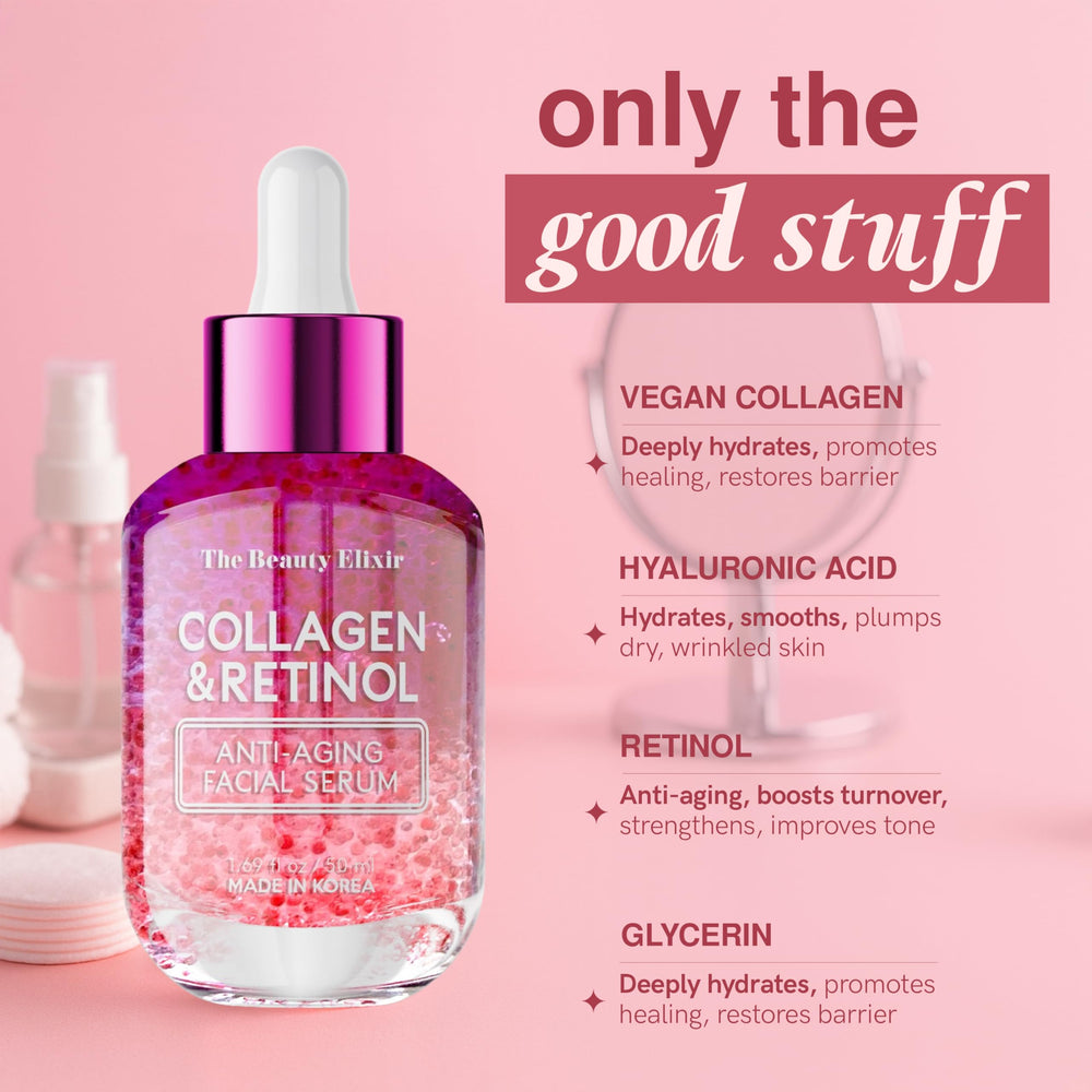 The Beauty Elixir swirl texture closeup showing creamy, quick-absorbing formula