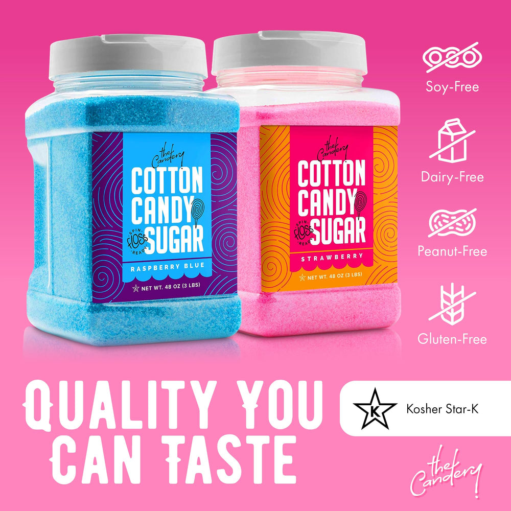 The Candery compatible setup for home cotton candy machines