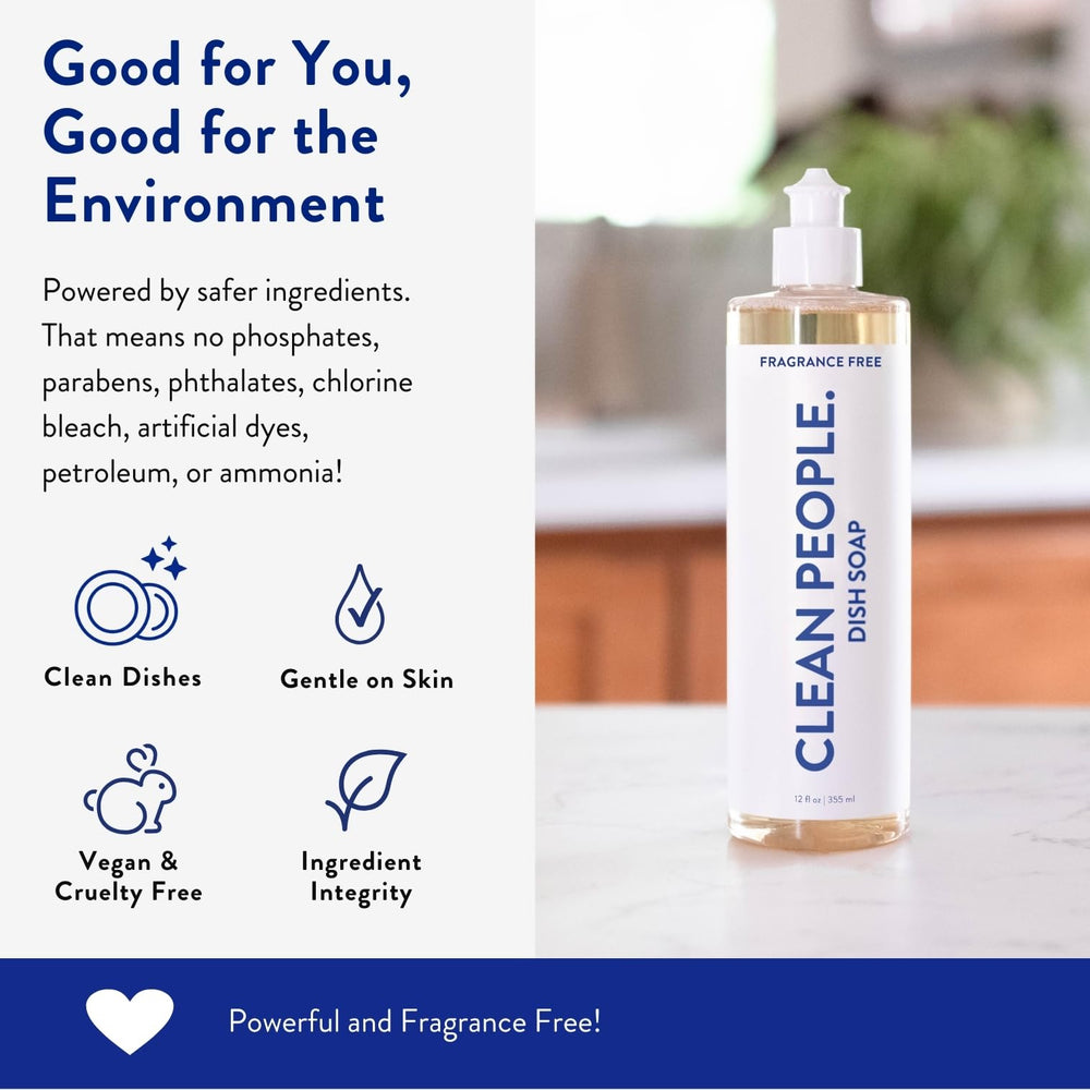 The Clean People lemon verbena bottle emphasizes a fresh, odor-banishing clean scent