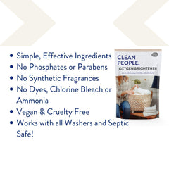 Fabrics soaking in hot water with Oxygen Brightener for stain lift.
