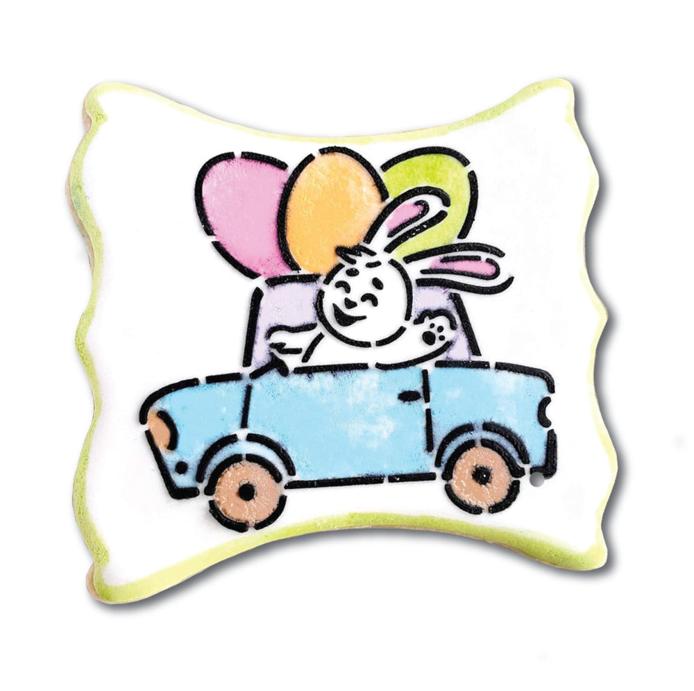 The Cookie Countess PYO 3.25 inch square color tiles for precise cookie painting
