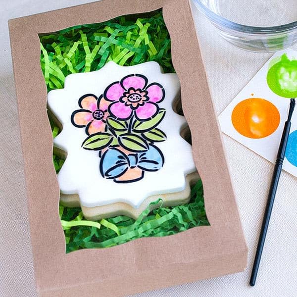 The Cookie Countess PYO pastel green edible palette for fresh cookie designs