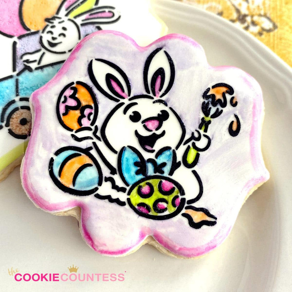 The Cookie Countess PYO pastel orange edible palette for warm cookie highlights