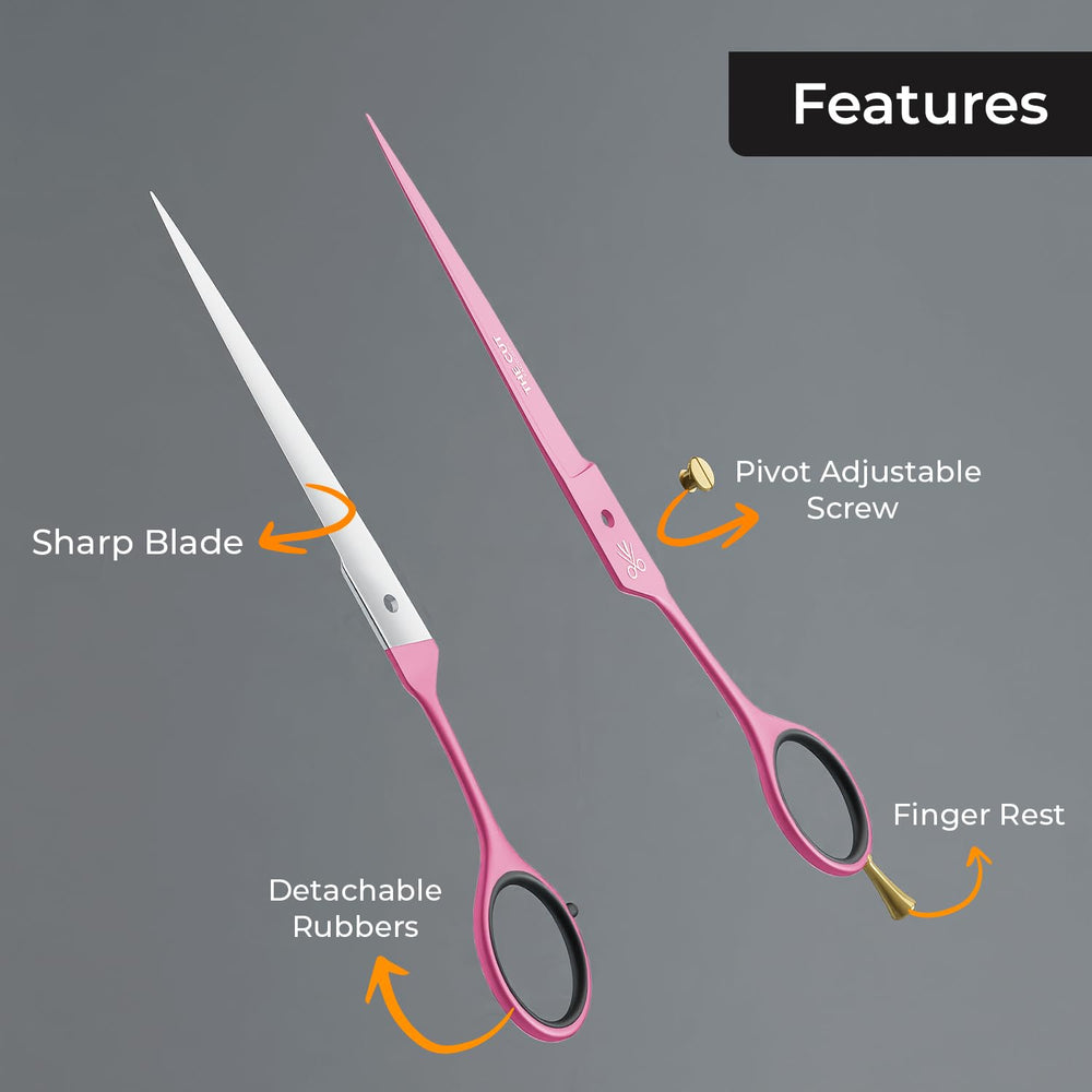 The Cut Factory 6.5 inch hair scissors designed for both home grooming and salon work