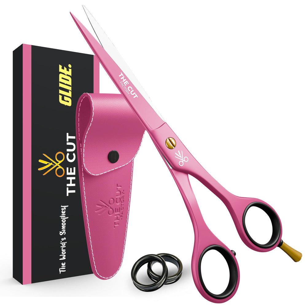 The Cut Factory 6.5 inch professional scissors close-up blades for precision cutting