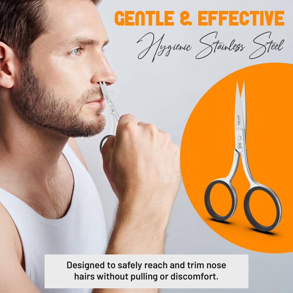 The Cut Factory Precision Scissor beard detail for crisp contours