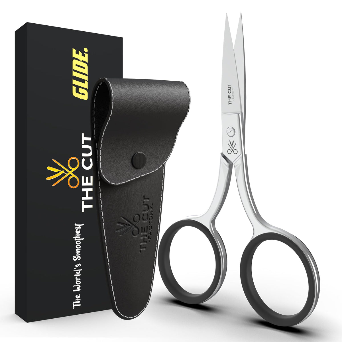 The Cut Factory Precision Scissor close-up blades for precise grooming