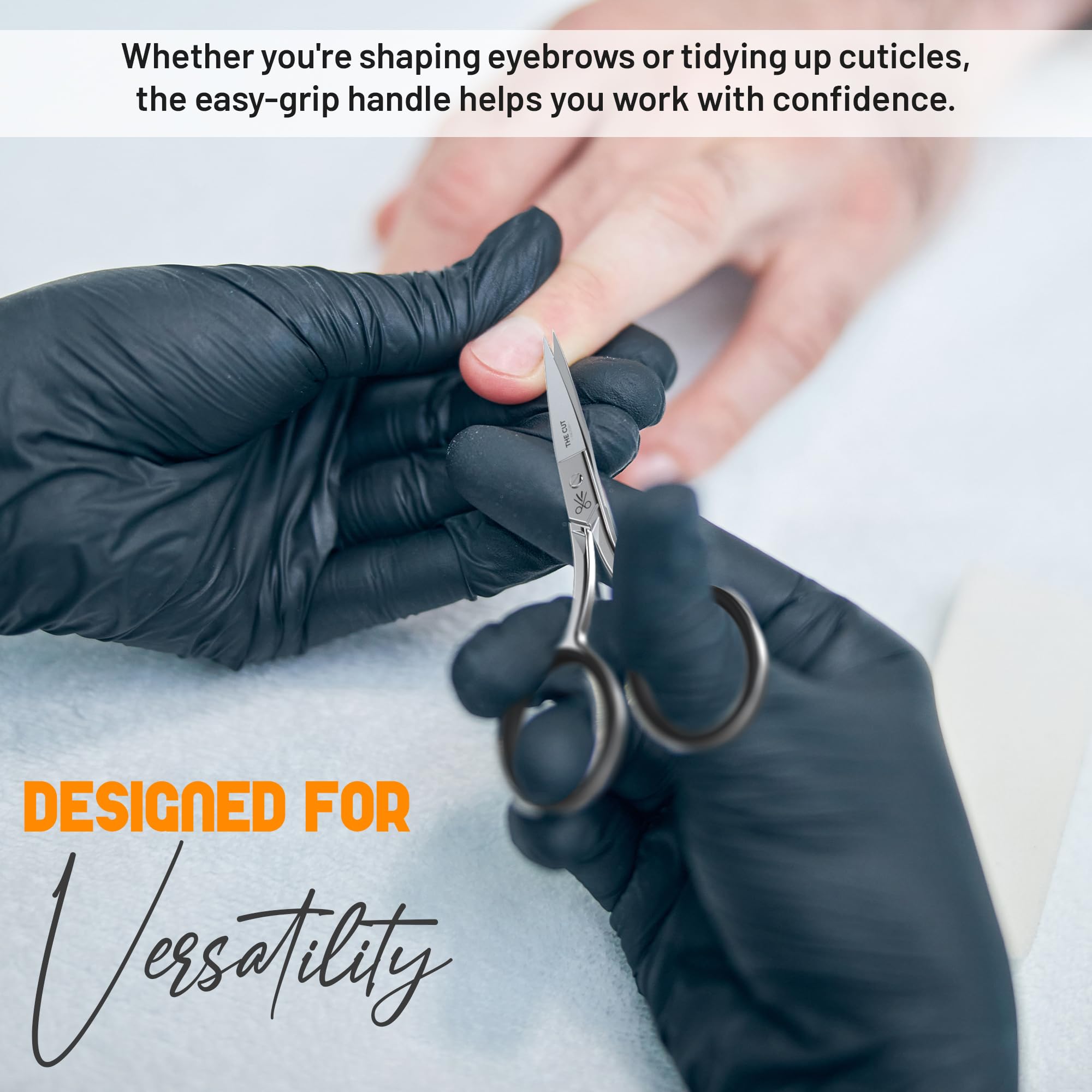 The Cut Factory Precision Scissor mirror finish signals premium quality