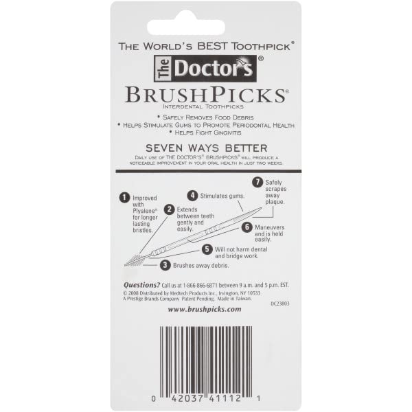 The Doctor's BrushPicks gum-stimulation close-up highlighting gentle gum care