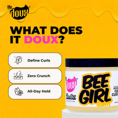 The Doux curl-definition-on-waves exemplifies frizz control with bounce.