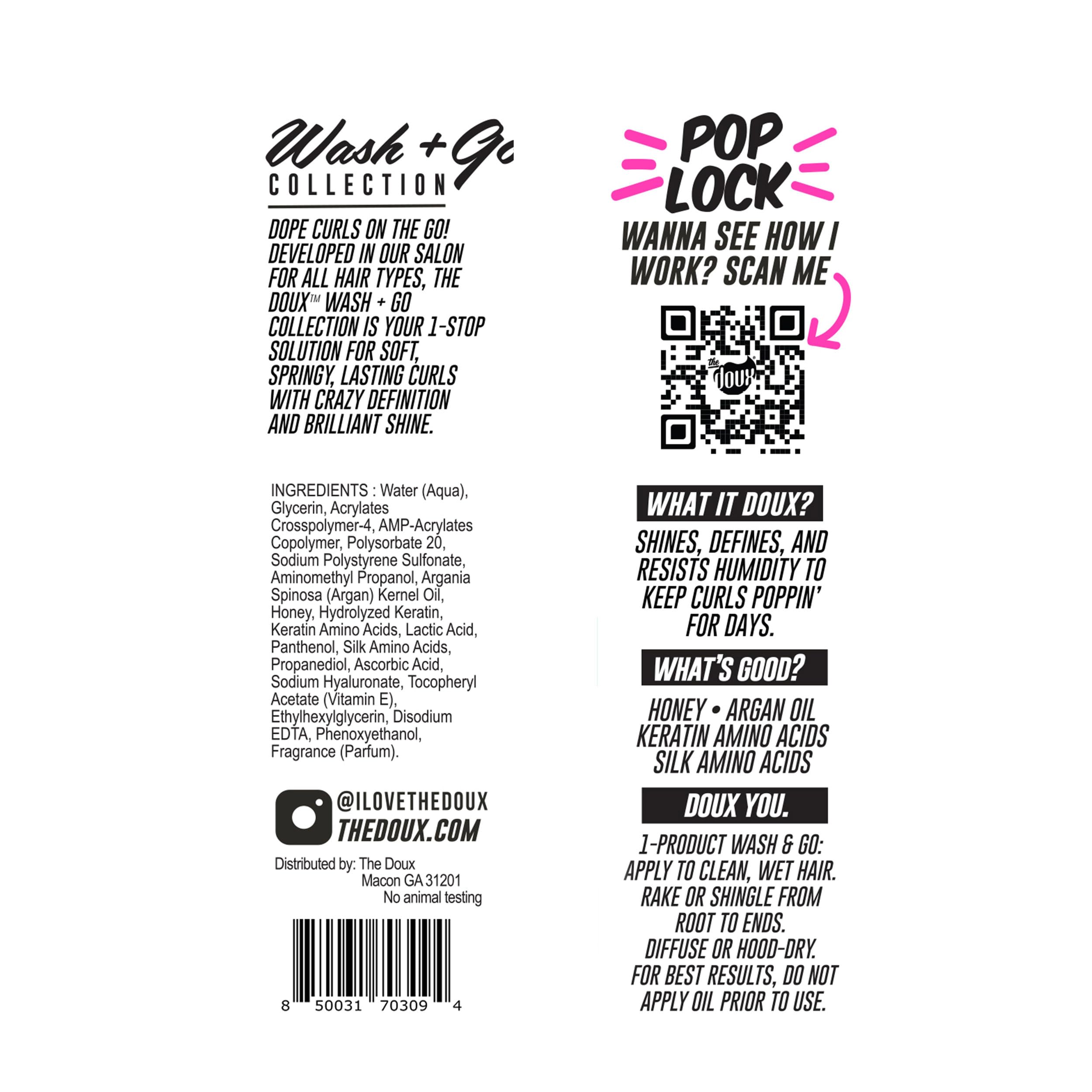 The Doux POP LOCK cosmetologist-created formula promises real-curl results without guesswork.