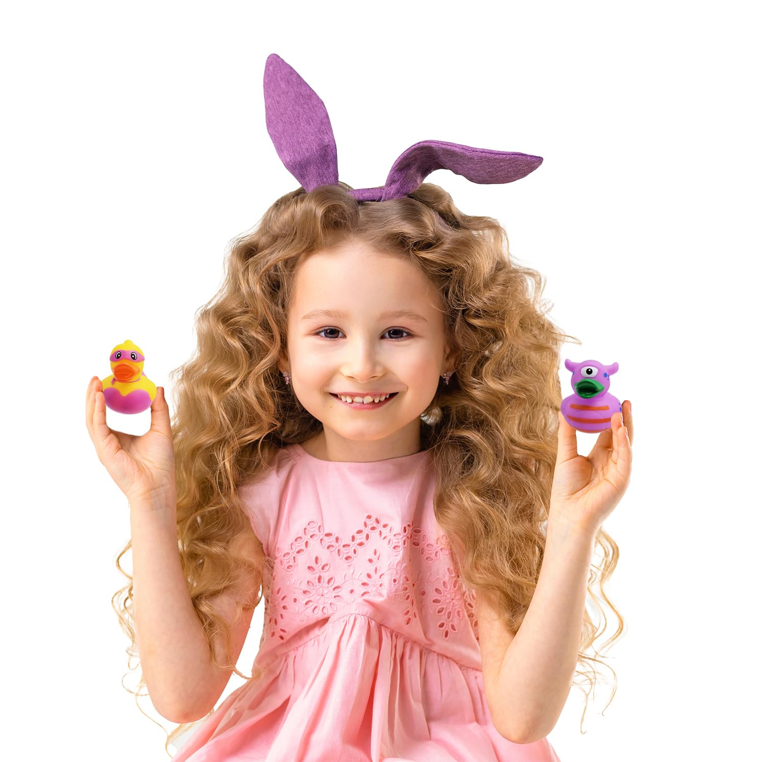 The Dreidel Company bright rubber ducks for birthday parties and classroom rewards.