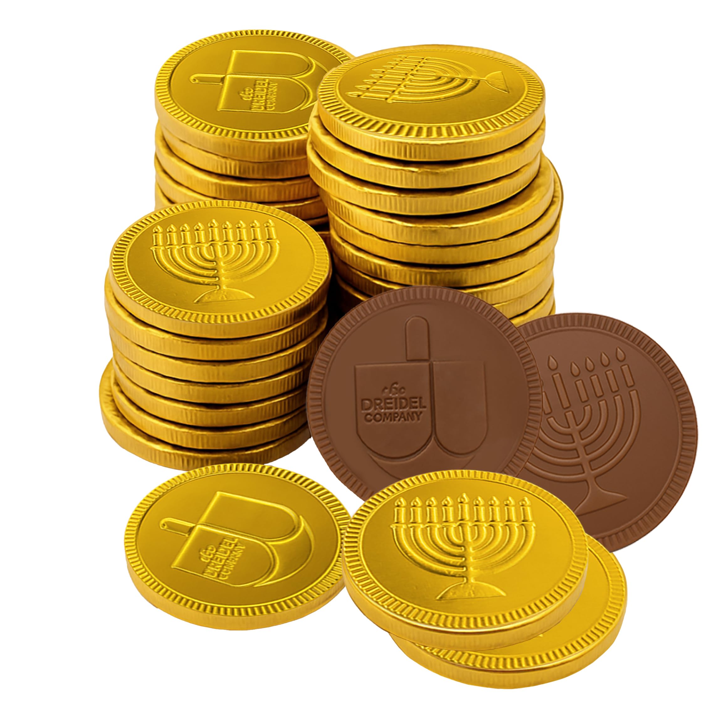 The Dreidel Company four coins per bag for easy sharing at gatherings