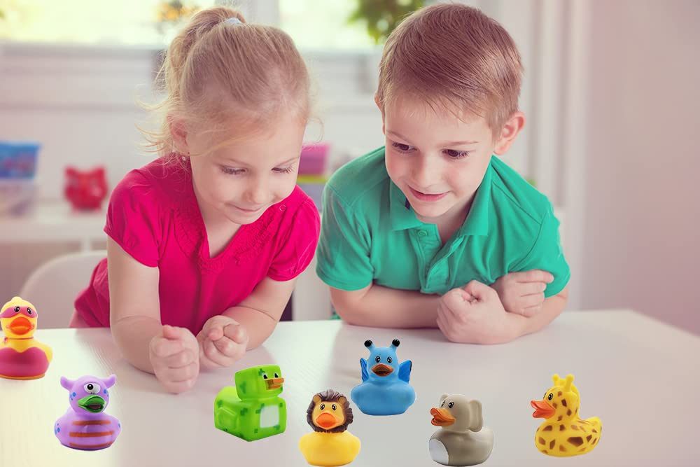 The Dreidel Company multicolor ducks packaged in bulk for easy gifting