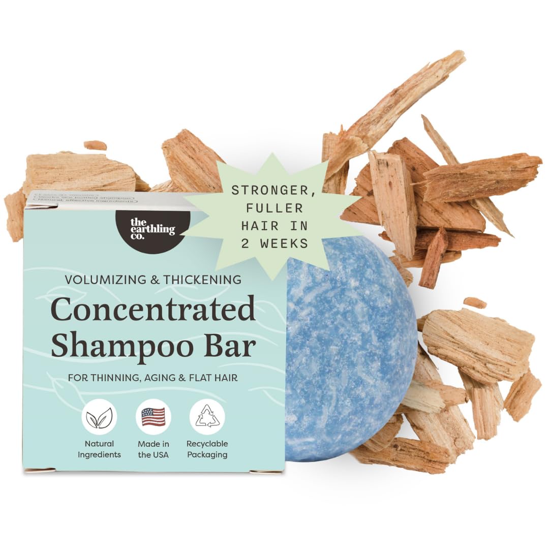 The Earthling Co. Shampoo Bar lather delivers refreshing cleanse with gentle moisture.