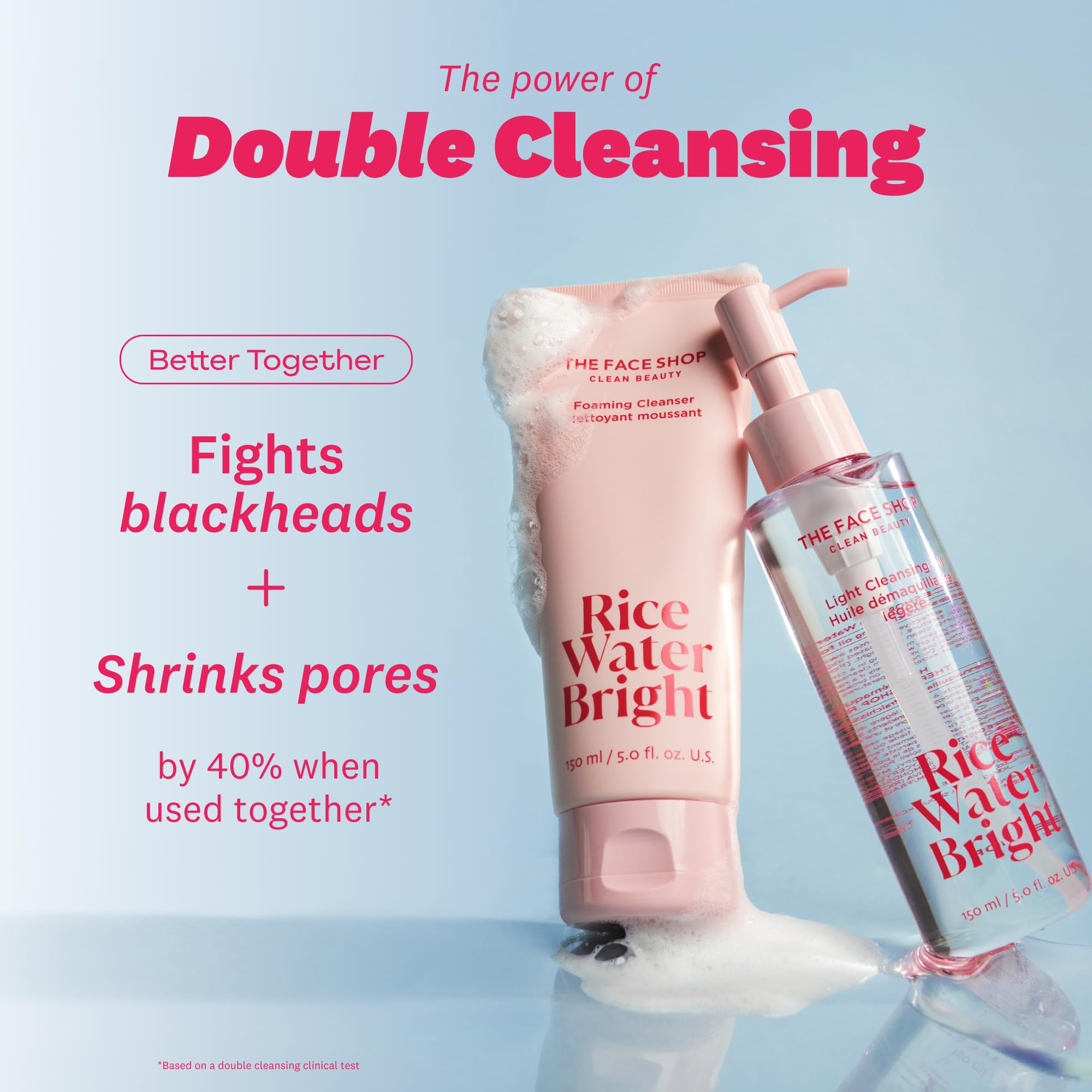 The Face Shop Rice Water Bright ceramide moisturizer closeup supports hydration.