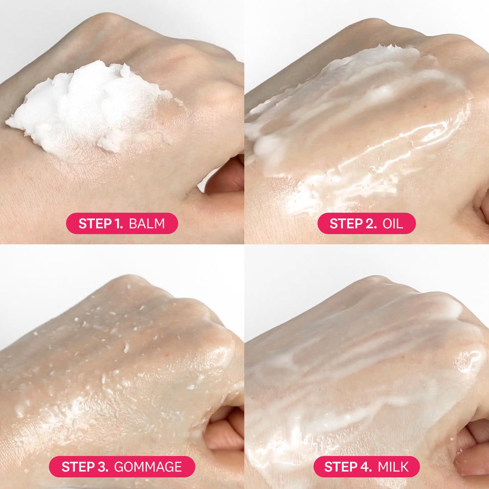 Close-up of balm texture before application.