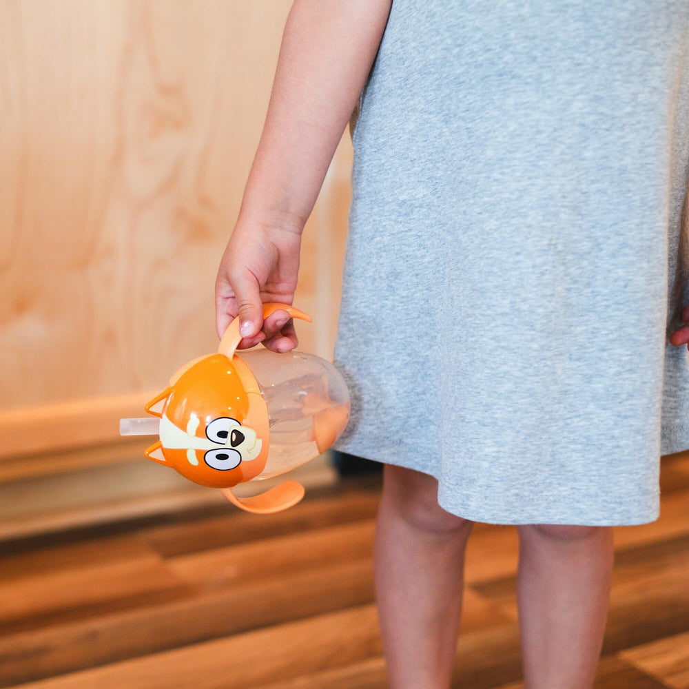 The First Years Bingo cup is leak-proof, reducing messes during meals and play.