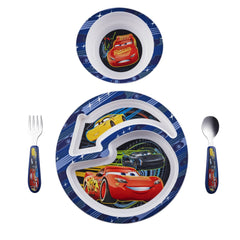 The First Years Cars bowl supports easy scooping for toddlers.