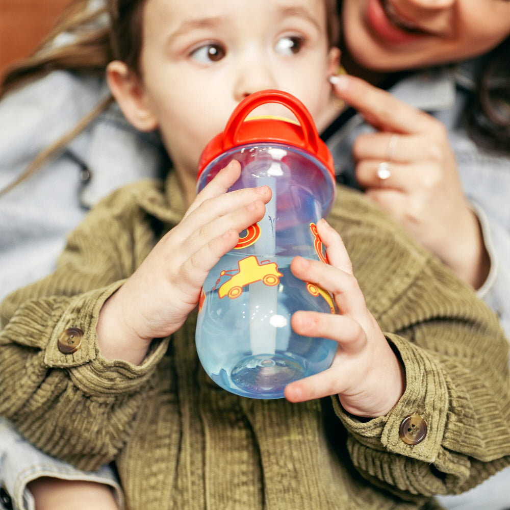The First Years Disney Cars cup is BPA-free and phthalate-free.