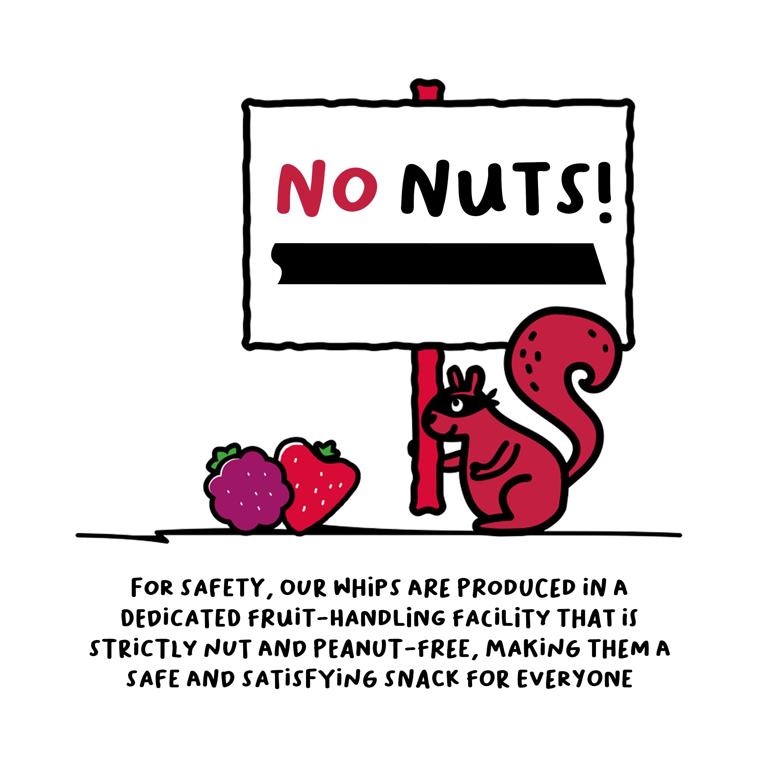 The FROOT Thief strawberry whip for kid-friendly snack with 60 calories per serving.
