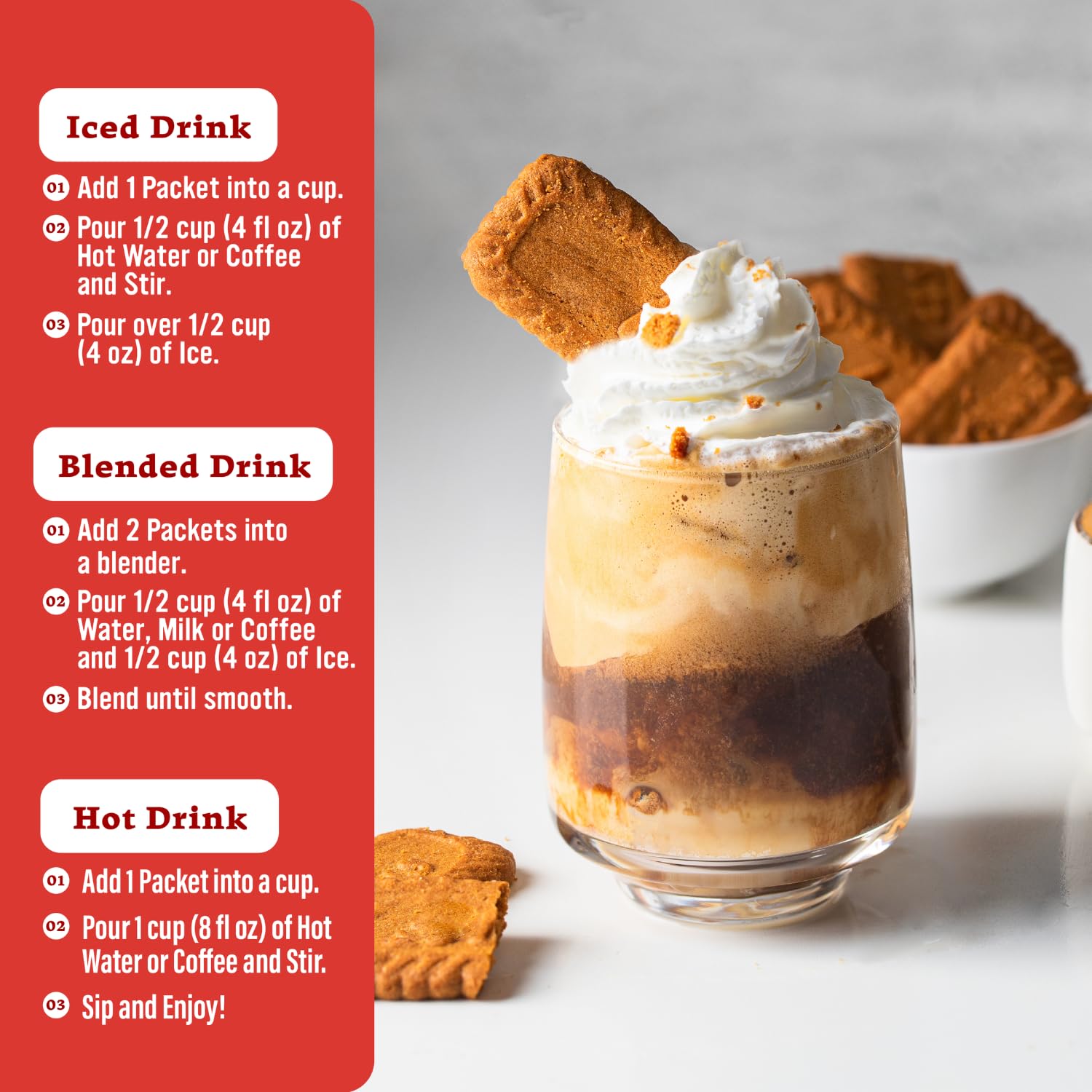 The Frozen Bean non-dairy milk powder close-up emphasizes creamy body without dairy.