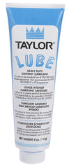 The Fryoilsaver Company Taylor Blue Lube Tube cap closeup highlighting odorless lubrication.