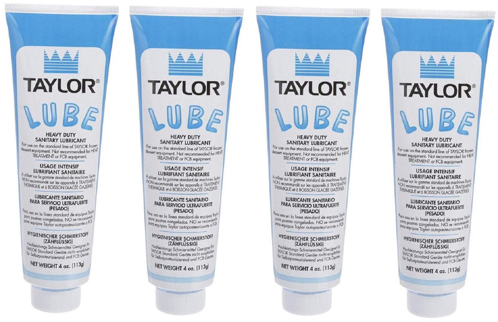 The Fryoilsaver Company Taylor Blue Lube Tube front view for O-ring lubrication in food equipment.