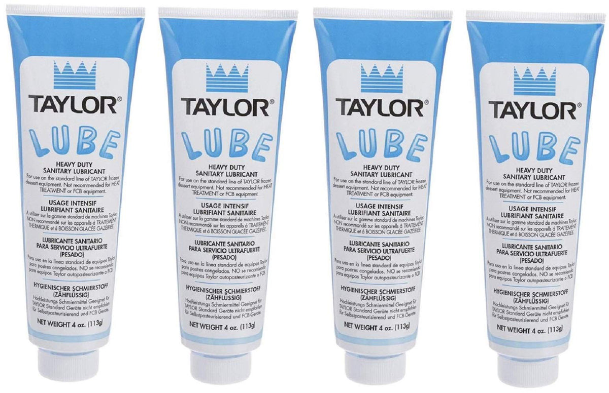 The Fryoilsaver Company Taylor Blue Lube Tube front view for O-ring lubrication in food equipment.