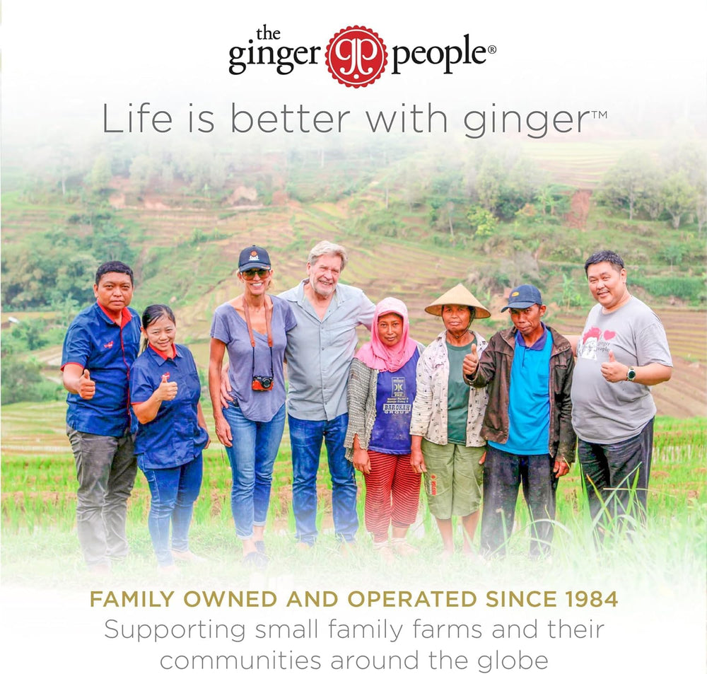 The Ginger People Ginger Rescue lozenges individually wrapped for travel and daily use.