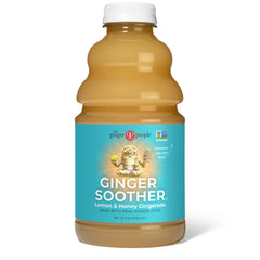 The Ginger People Gingerade bottle shows real ingredients for daily gut support.