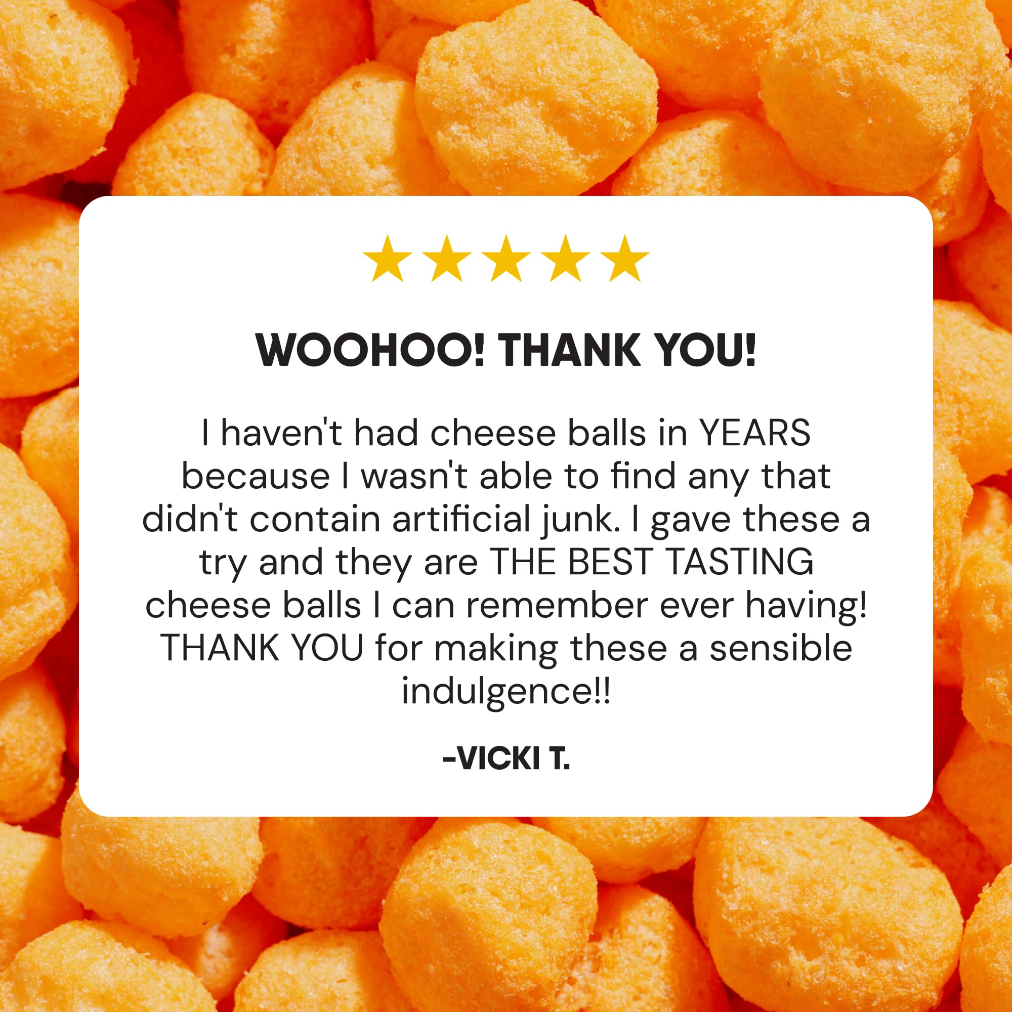 Family snack time with cheddar cheese balls.