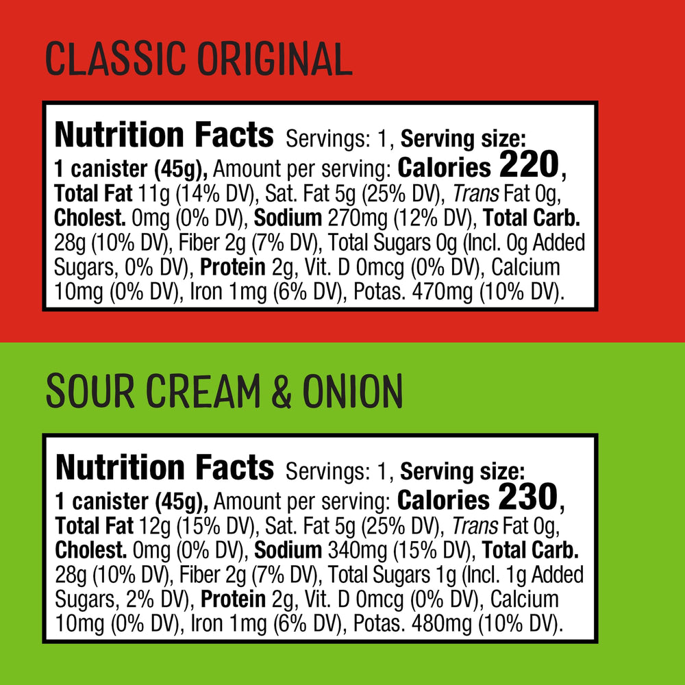 The Good Crisp Company Minis gluten-free and non-GMO label on the pack