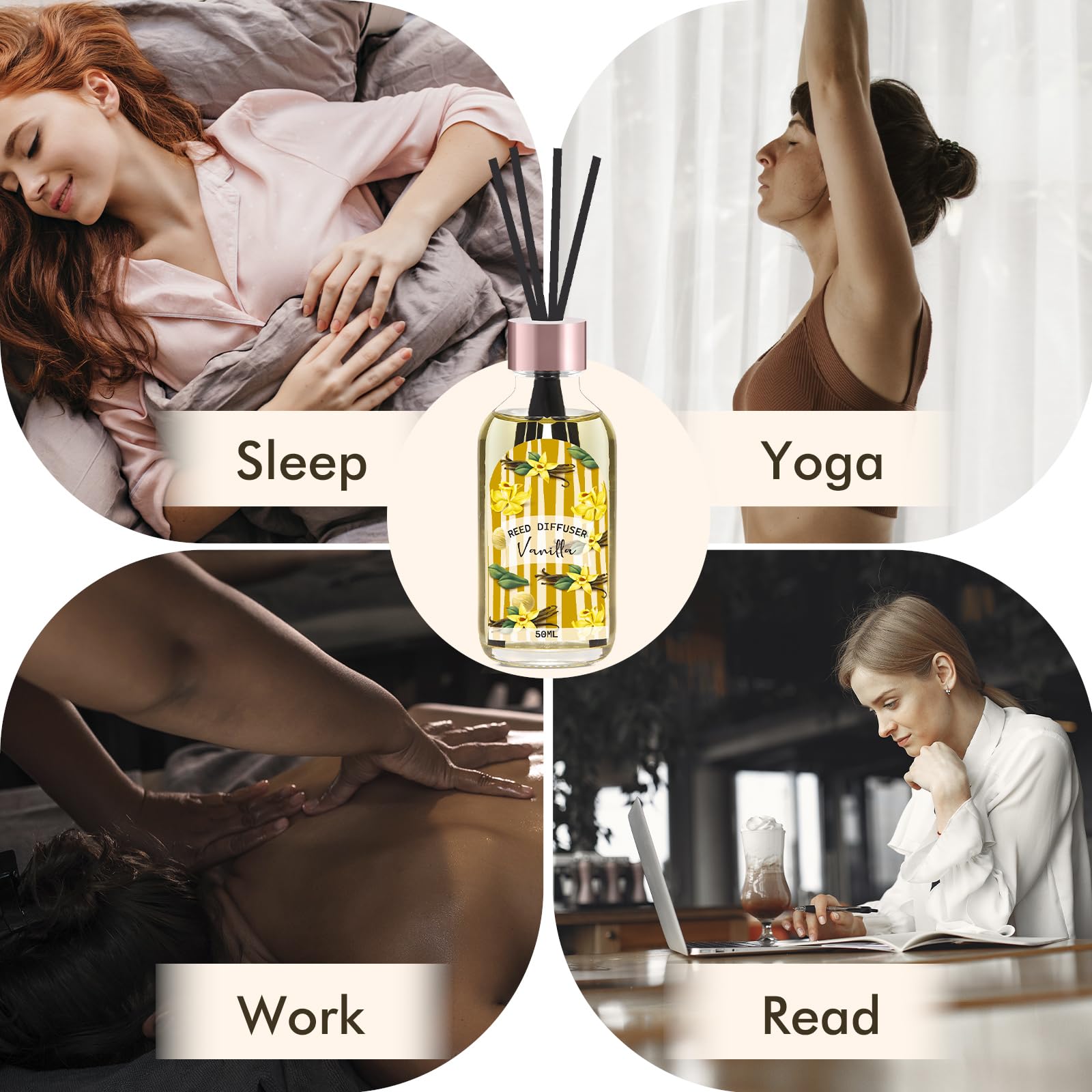 The Good Soul Project diffuser in bathroom for calming ambience