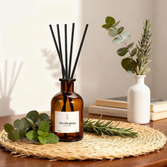 The Good Soul Project reed diffuser packaging highlights elegant, gift-ready presentation.