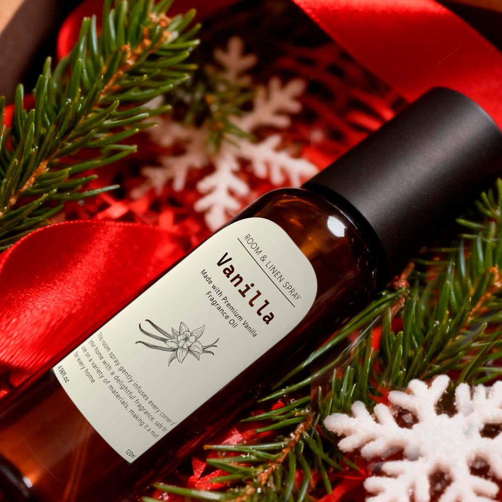 The Good Soul Project vanilla mist brightens office space for subtle aroma.