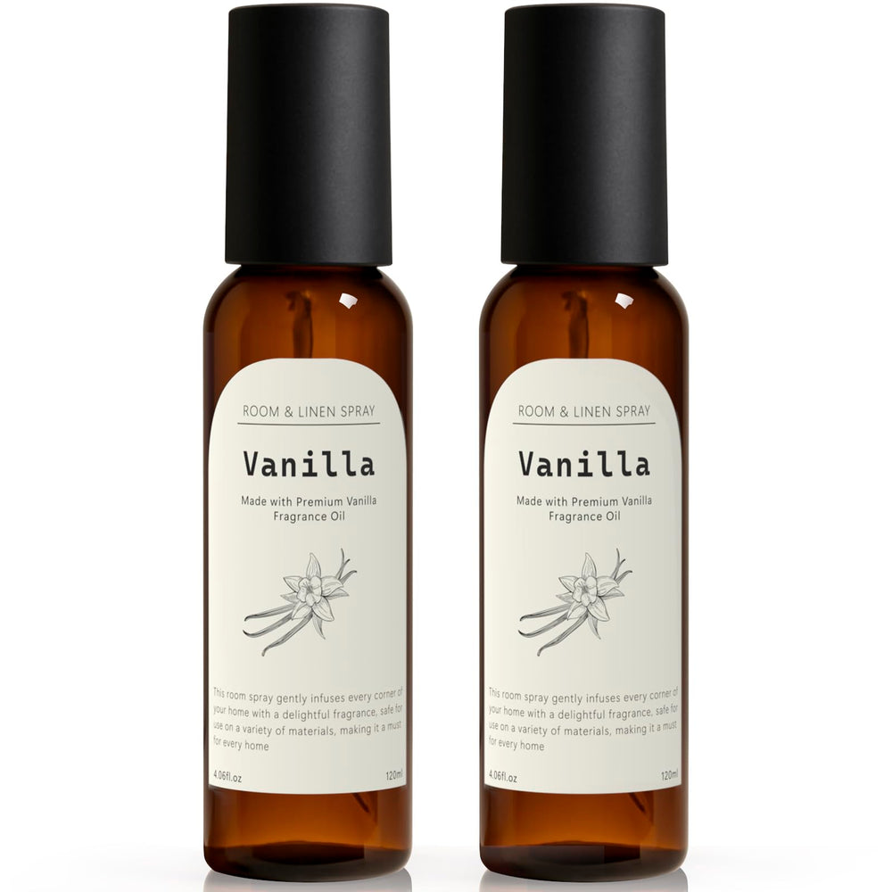 The Good Soul Project Vanilla room spray bottle close-up for quick refresh.