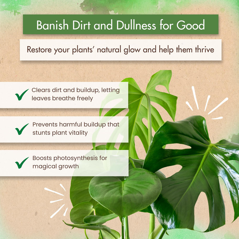 The Grow Co Leaf Shine uses an organic emulsifier for eco-friendly care.