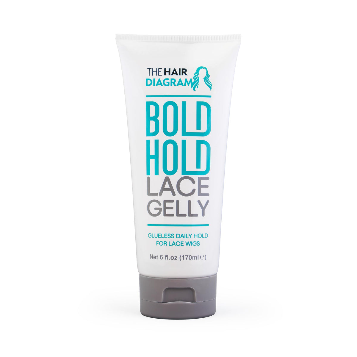 The Hair Diagram Bold Hold Lace Gelly applied to melt lace without residue.