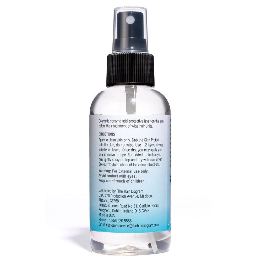 The Hair Diagram Bold Hold Skin Protectant on skin reduces sweat and oil buildup