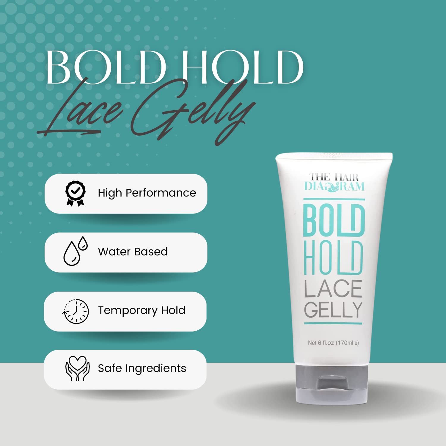 The Hair Diagram front wig edge control with glueless hold.