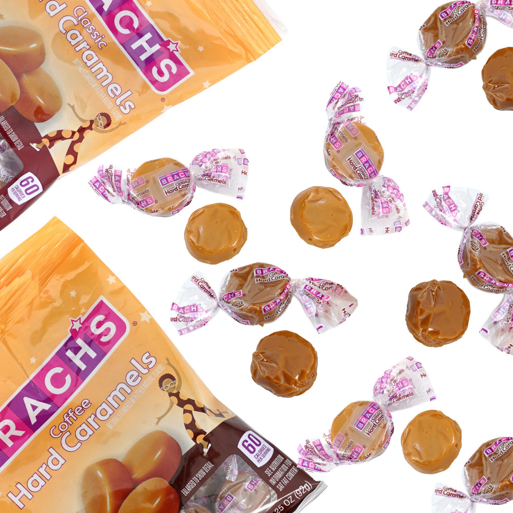The Hampton Candy Company Nips classic caramel bag with creamy caramel tones.